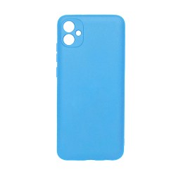 Funda de Silicona con Marco de Cámara para Samsung Galaxy A04e Azul